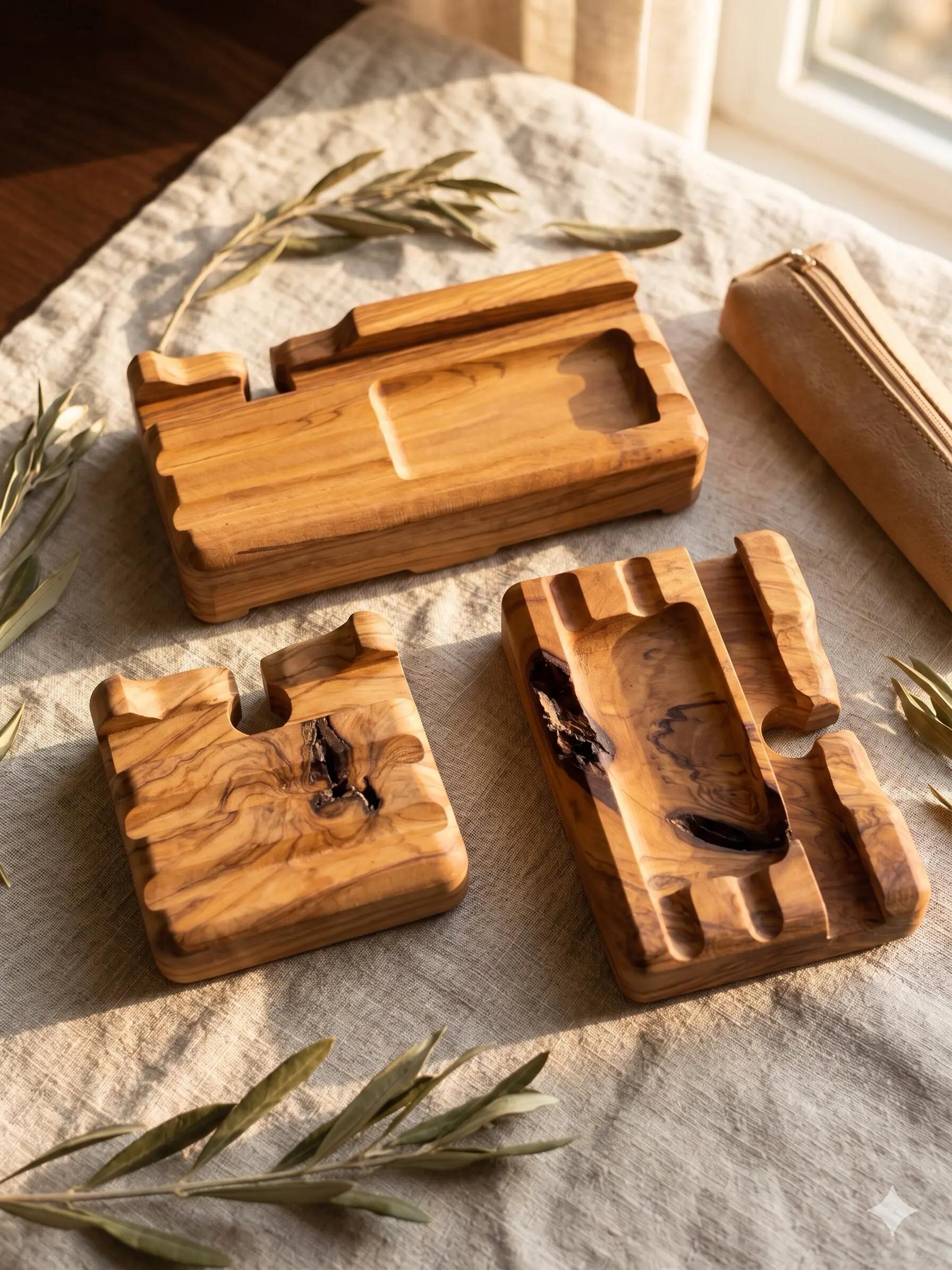 Acell — supporti in legno d'ulivo